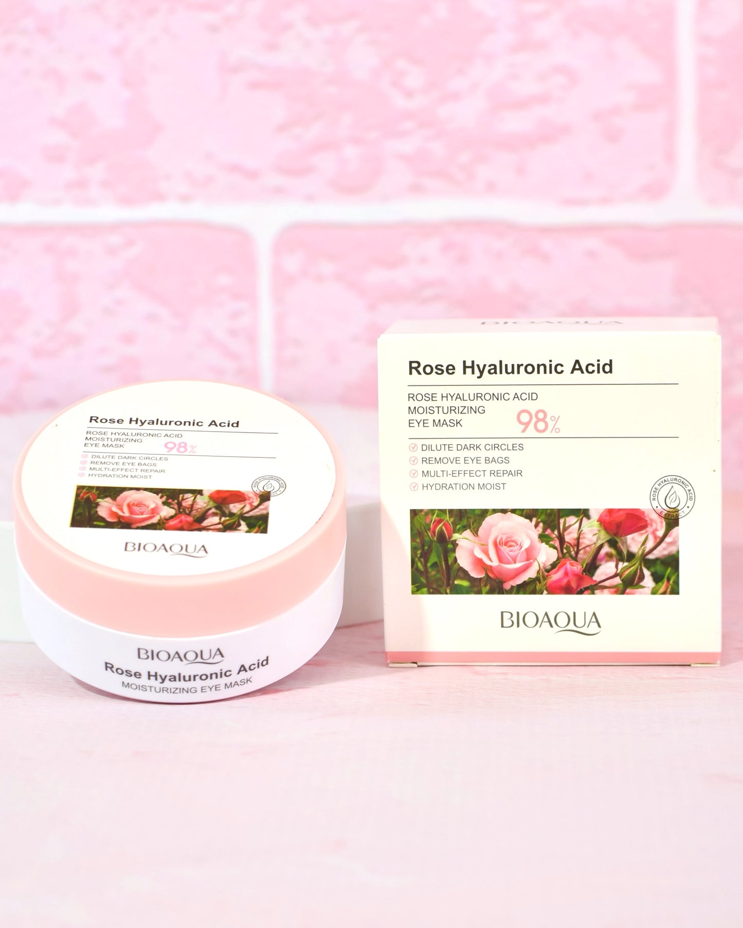 Parches Hydrogel Rosas con AH Bioaqua