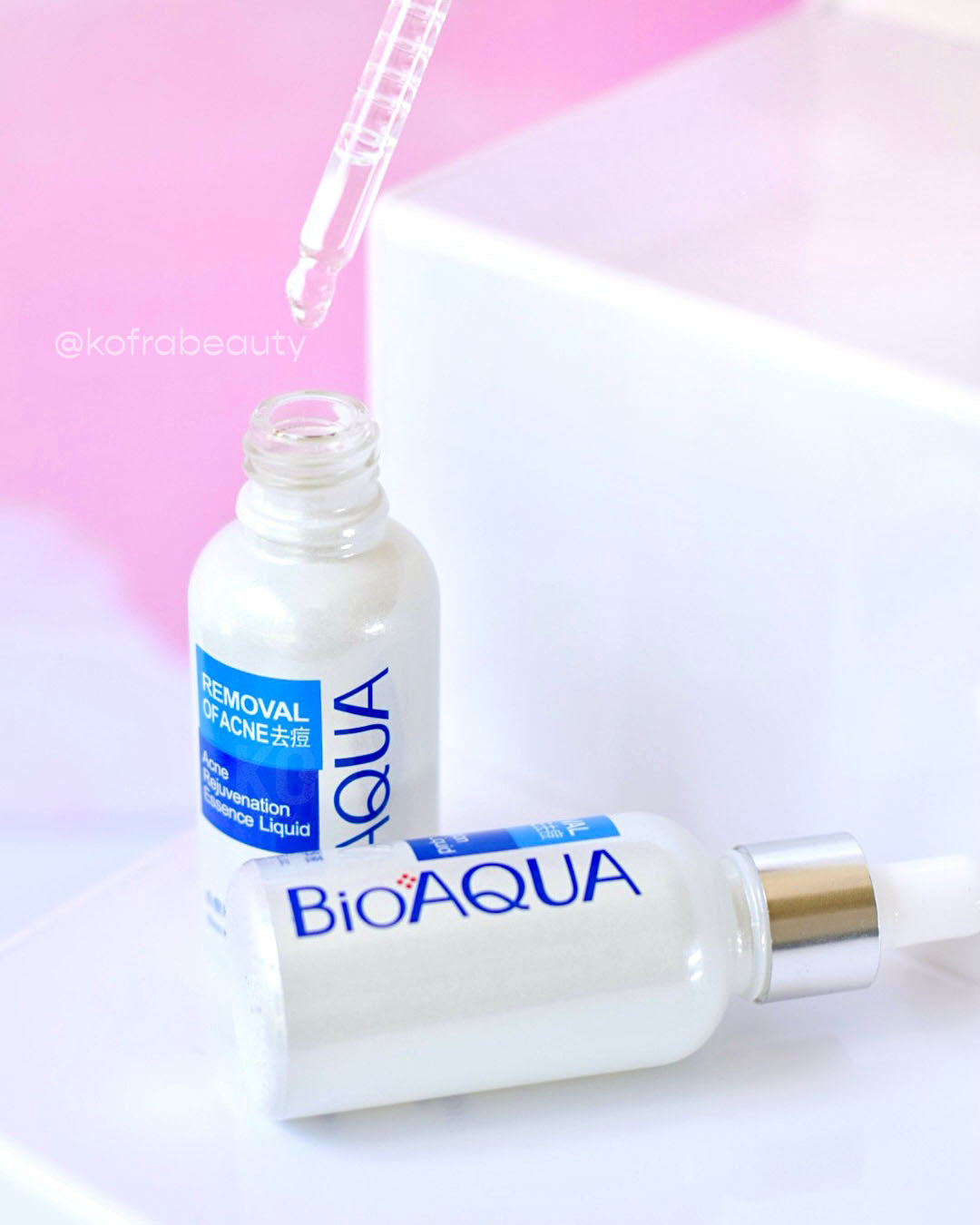 Suero facial antiacné Pure Skin Bioaqua purifica la piel