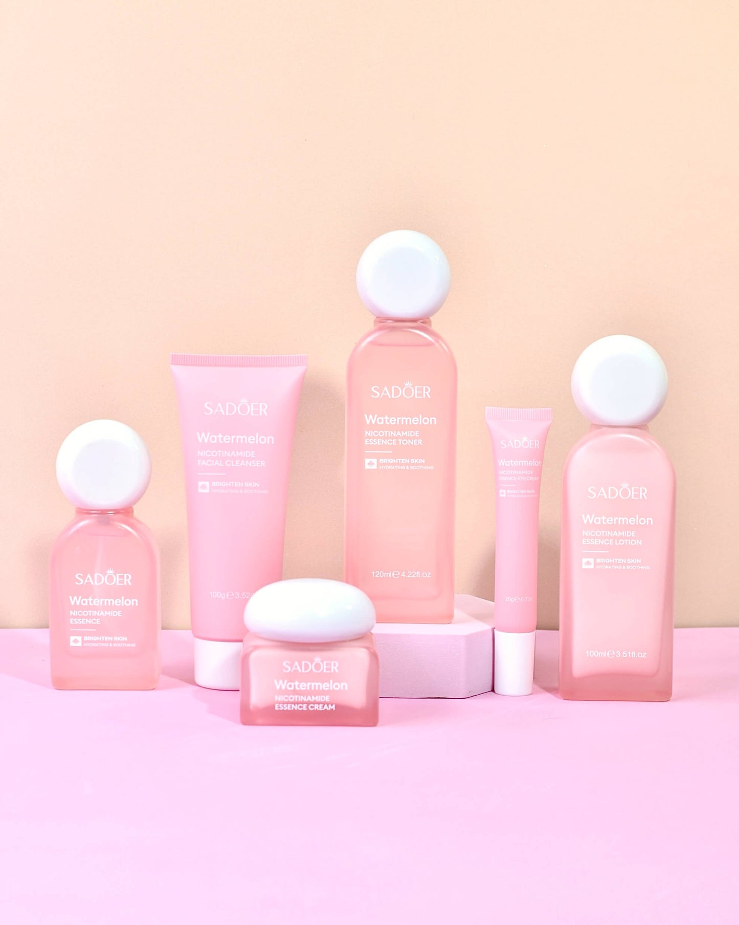 Kit de Lujo Niacinamida Watermelon Luminosidad e Hidratación – Sadoer