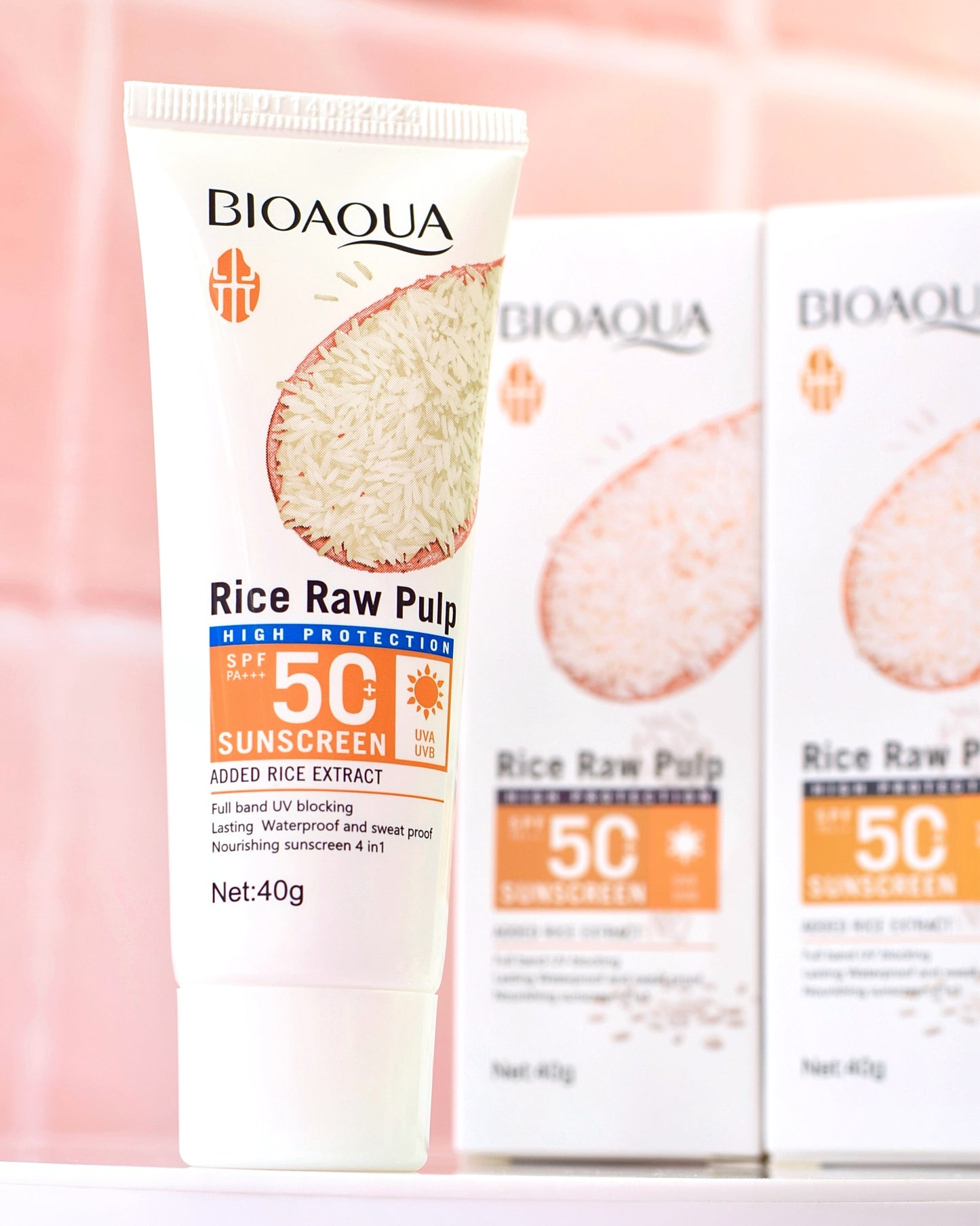 Linea Arroz Aclarante 6 Productos Bioaqua