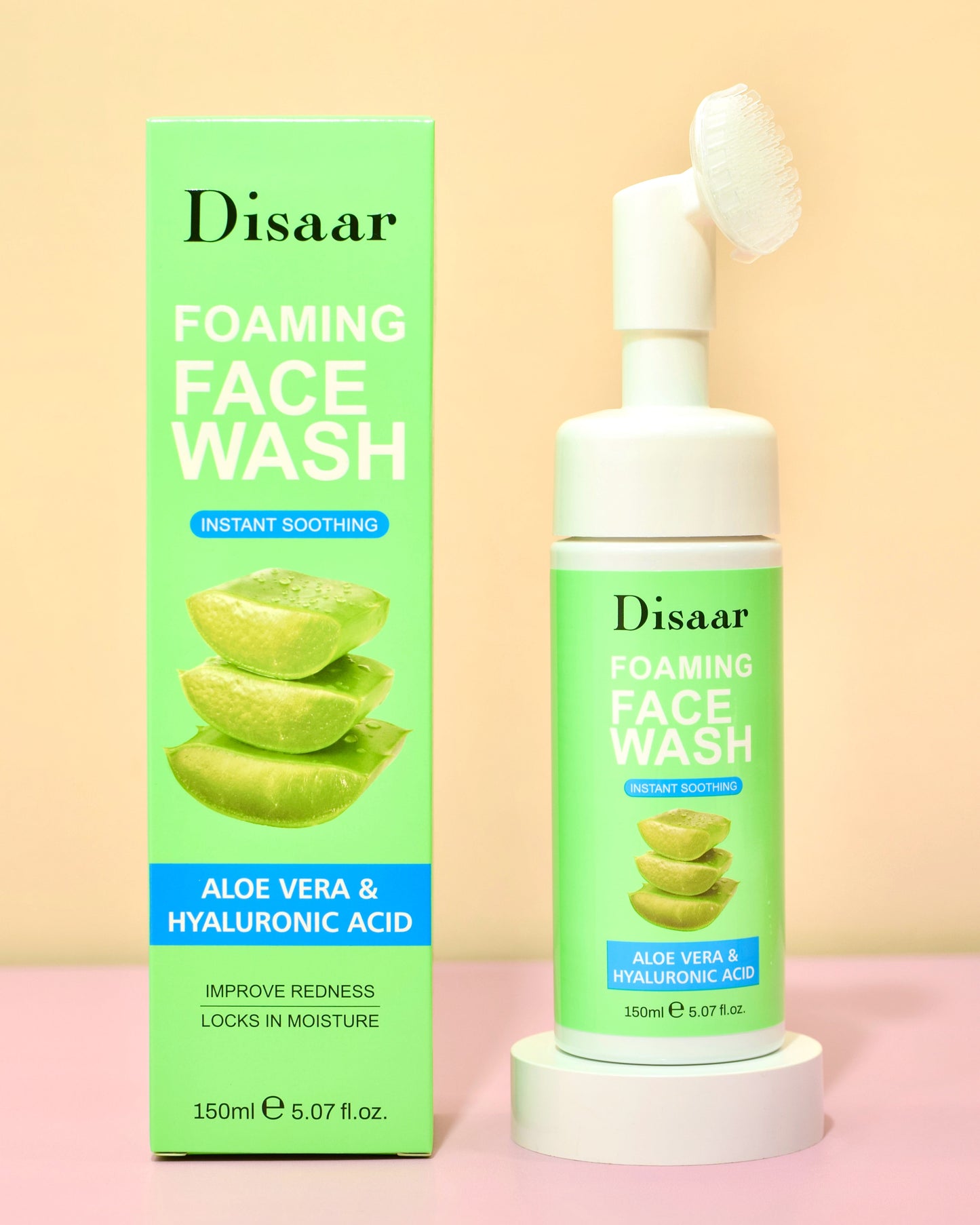 Espuma Limpiadora con Aloe Vera y Ácido Hialuronico