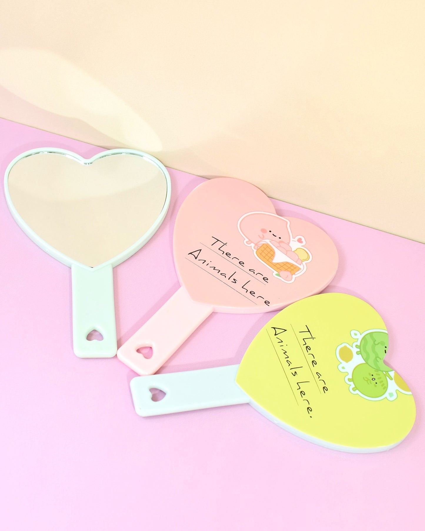 Espejo de mano Love diseño romántico