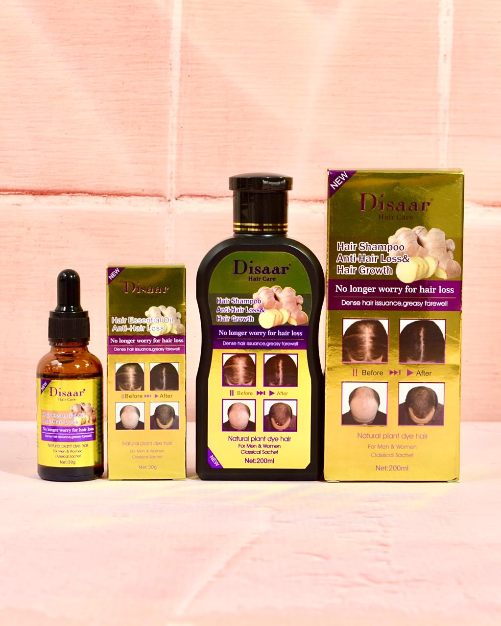 Kit Crecimiento Shampoo + hair Oiling Jengibre