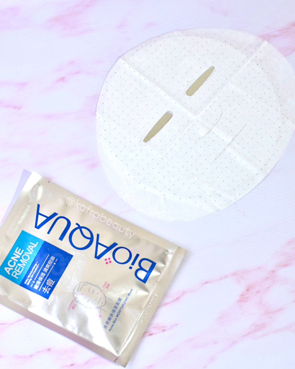 Velo facial Pure Skin Bioaqua limpia e hidrata