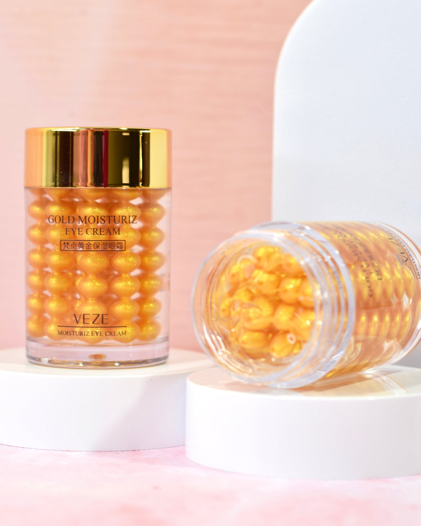 Contorno ojos oro 24K Veze reduce ojeras y líneas