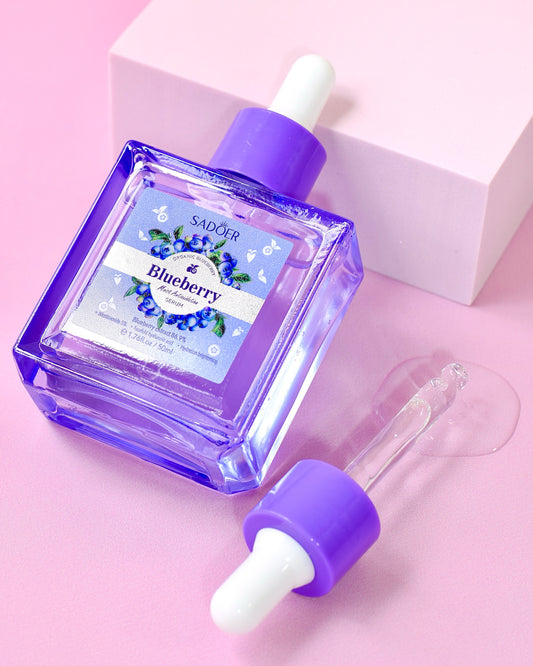 Suero Facial Antioxidante de Blueberry Luminosidad & Hidratación | Sadoer