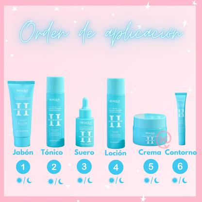 Kit de Lujo Línea Acido Hialurónico Bioaqua hidratación intensa