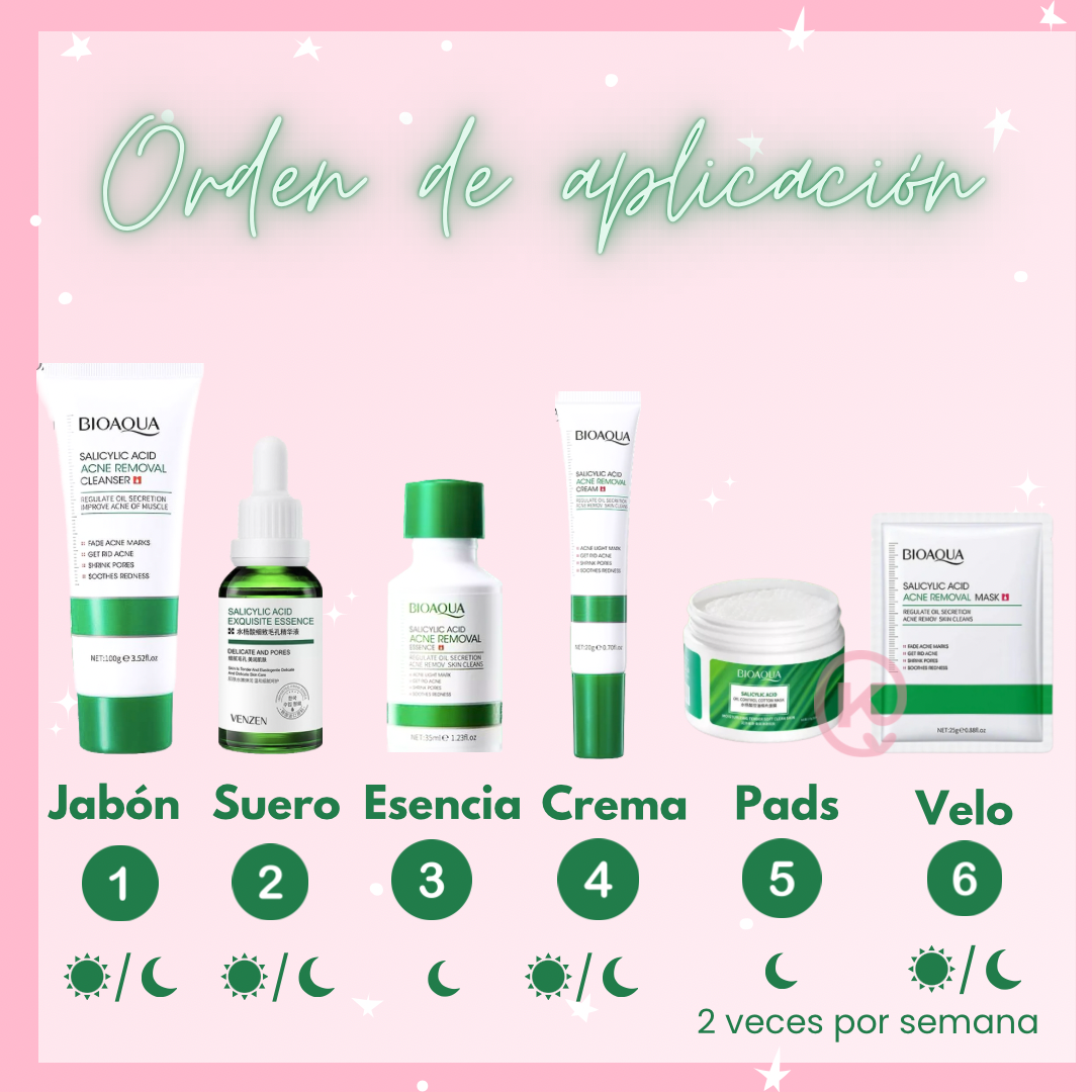 Combo Anti Acné Ácido Salicílico Bioaqua