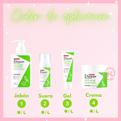 Kit AntiAcné con Ácido Salicílico Disaar - Piel Grasa