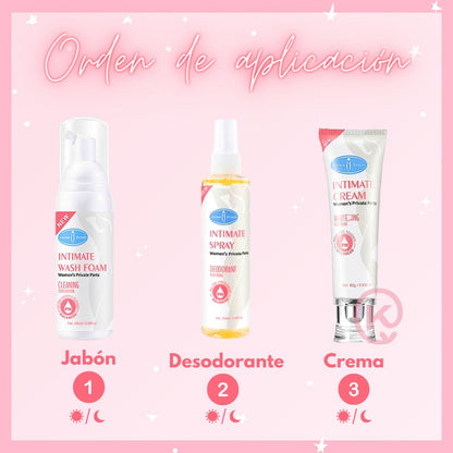 Kit aseo íntimo Aichun Beauty rutina completa