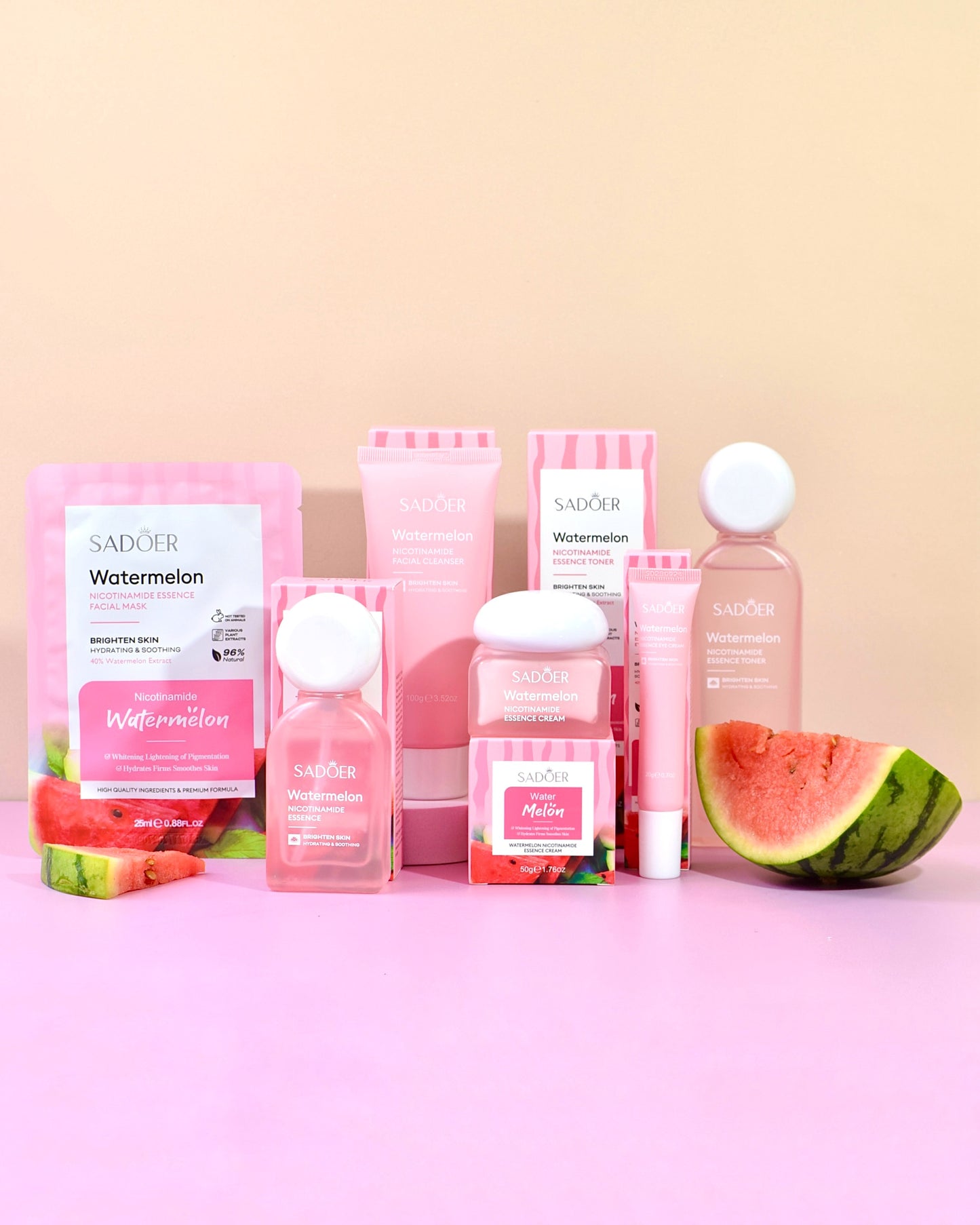 Kit Piel Luminosa Sandía + Niacinamida x 6 Productos Sadoer