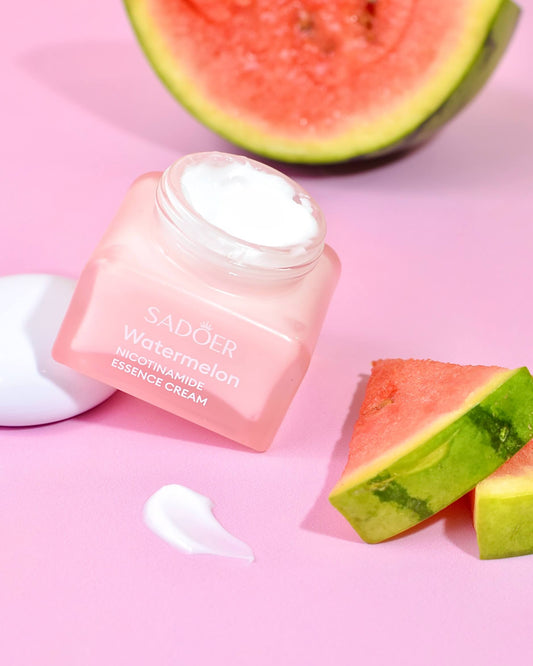 Crema Facial Niacinamida + Sandía 40% Hidratación & Luminosidad – Sadoer
