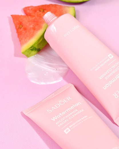 Jabón Facial Niacinamida + Sandía 40% Limpieza & Luminosidad – Sadoer
