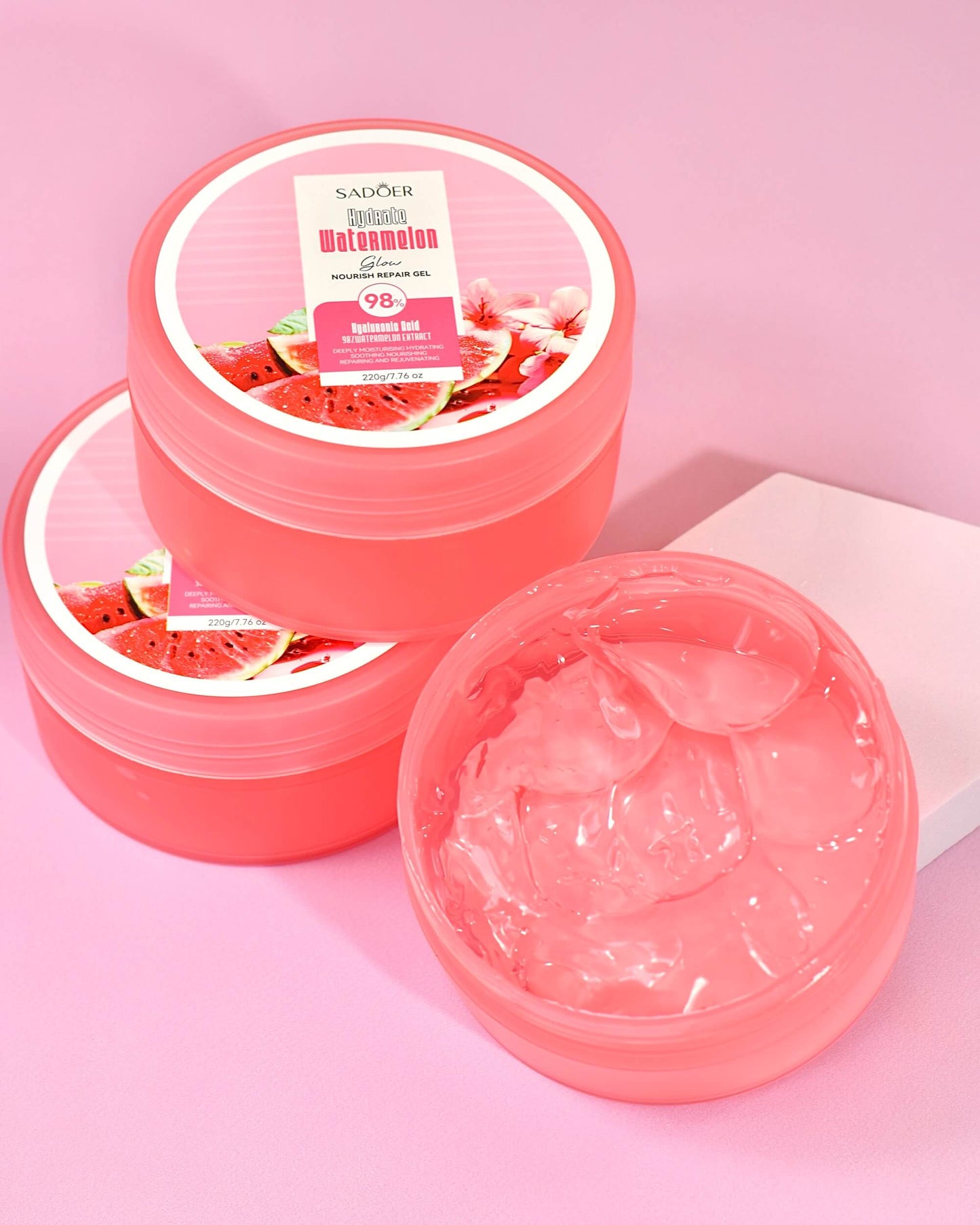 Kit Completo Sadoer Watermelon Hidratante, Iluminador y Refrescante