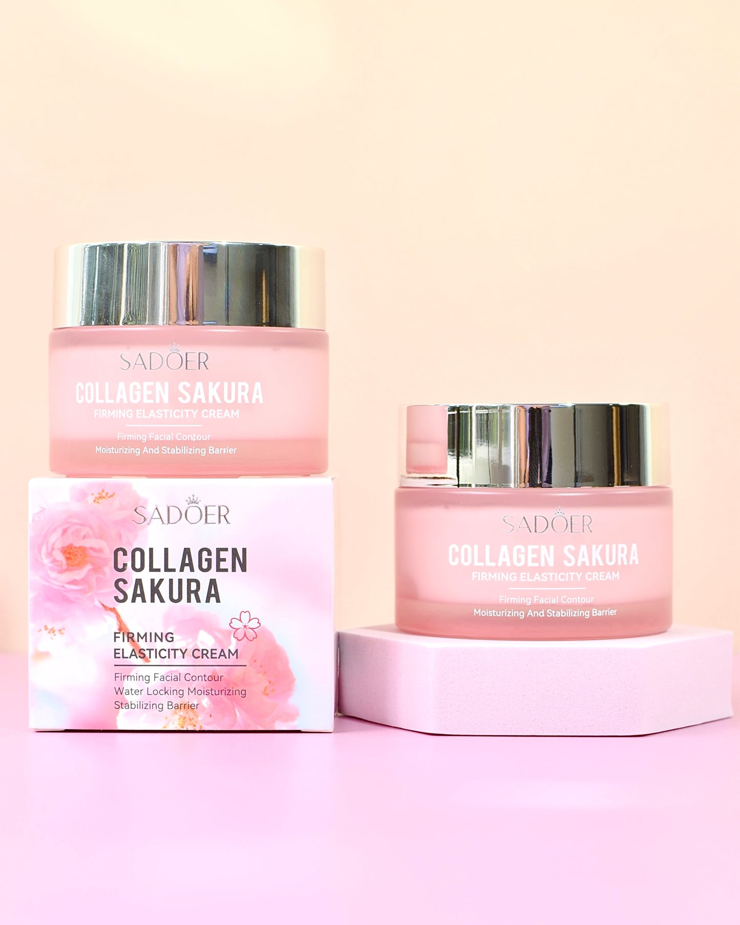 Crema Facial Colágeno + Sakura Firmeza & Elasticidad – Sadoer