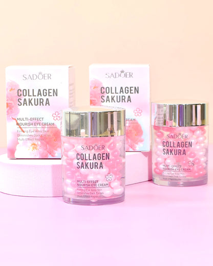 Contorno de Ojos Sakura + Colágeno Hidratación & Firmeza – Sadoer