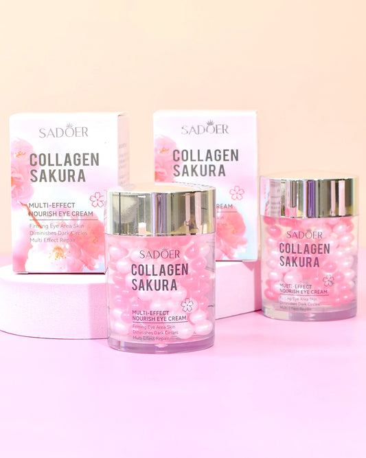 Contorno de Ojos Sakura + Colágeno Hidratación & Firmeza – Sadoer