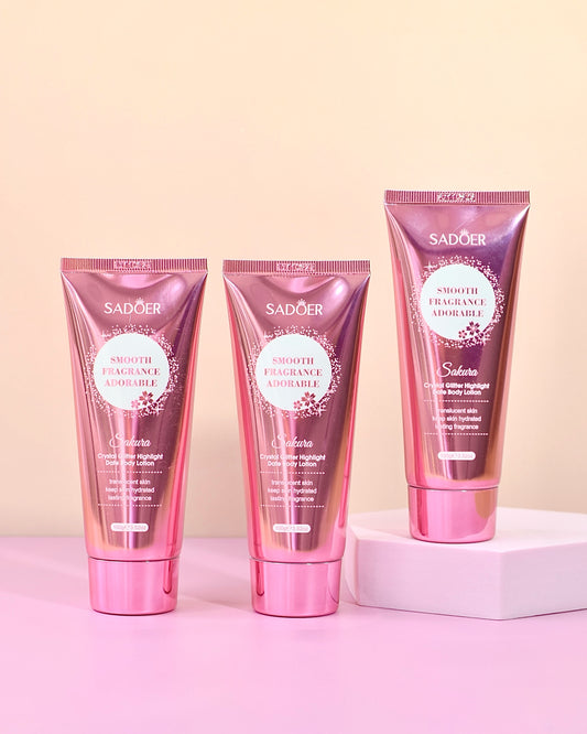Crema Corporal con Destellos Sakura – Sadoer