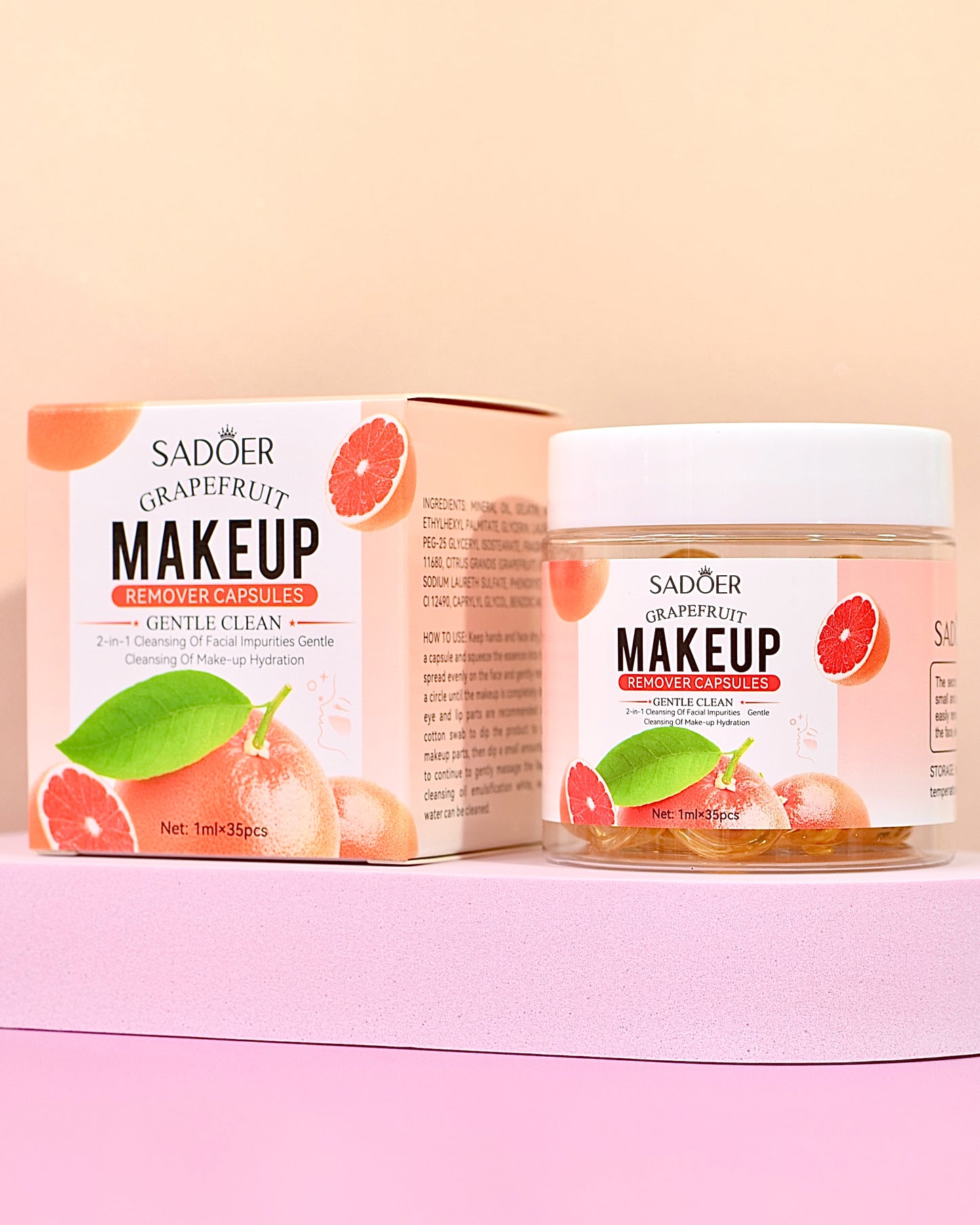 Aceite Desmaquillante con Extracto de Pomelo - Limpieza & Hidratación | Sadoer