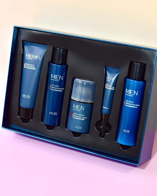 Kit Skincare Masculino Hidratación & Control de Brillo – VEZE (x5)