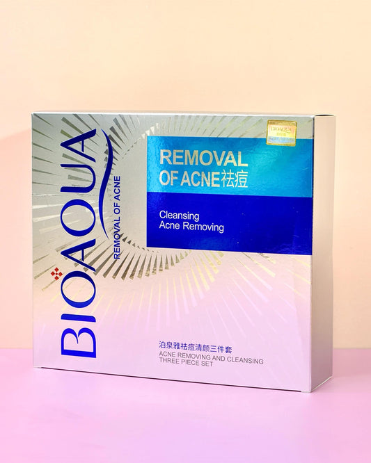 Kit Antiacné Control de Grasa & Reducción de Brotes – Bioaqua (x3)