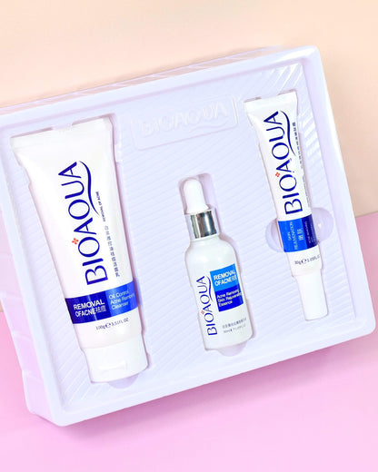 Kit Antiacné Control de Grasa & Reducción de Brotes – Bioaqua (x3)