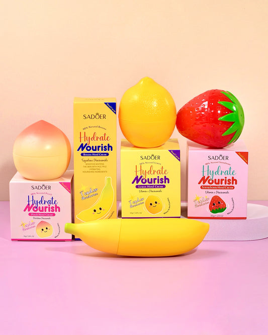 Crema de Manos Fruits – Hidratación Frutal con Niacinamida + Vitamina E – Sadoer