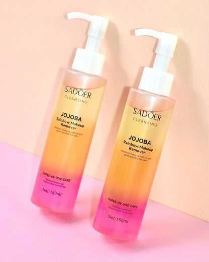 Aceite Desmaquillante Jojoba Remueve Maquillaje Waterproof – Sadoer (150 ml)