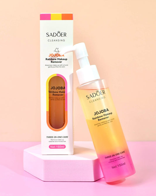 Aceite Desmaquillante Jojoba Remueve Maquillaje Waterproof – Sadoer (150 ml)