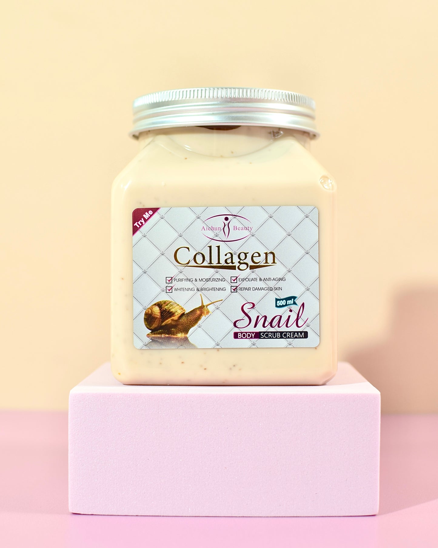 Exfoliante Corporal con colágeno suaviza e ilumina