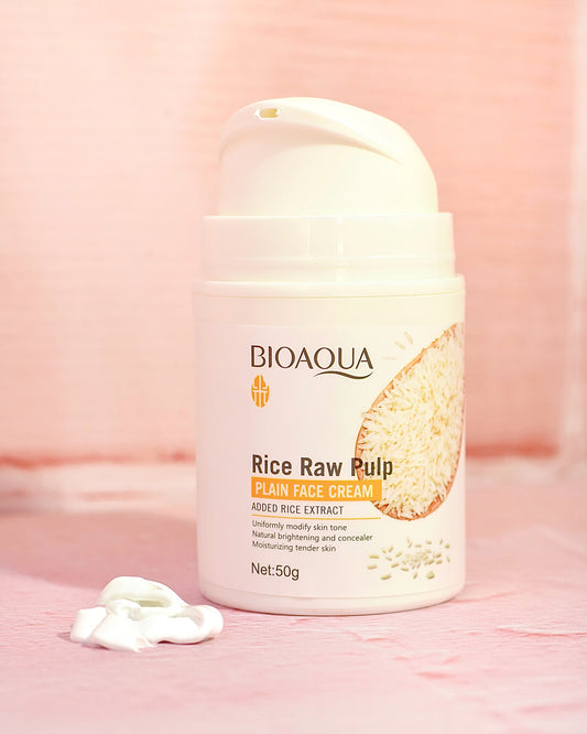 Crema Facial Aclarante con Extracto de Arroz