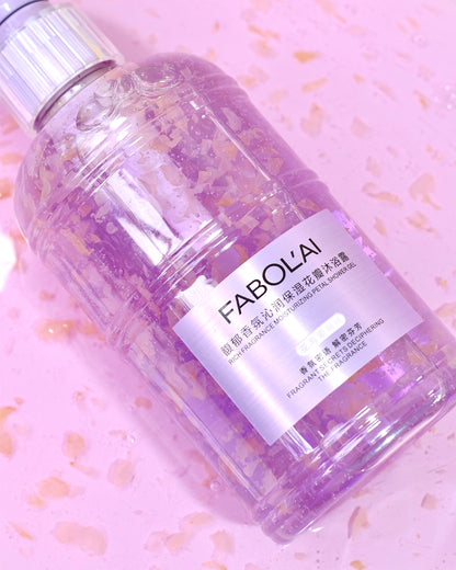 Gel de ducha con petalos de Rosa Fabolai
