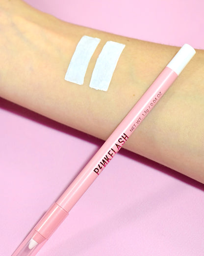 Lapiz en Gel Blanco Pink Flash