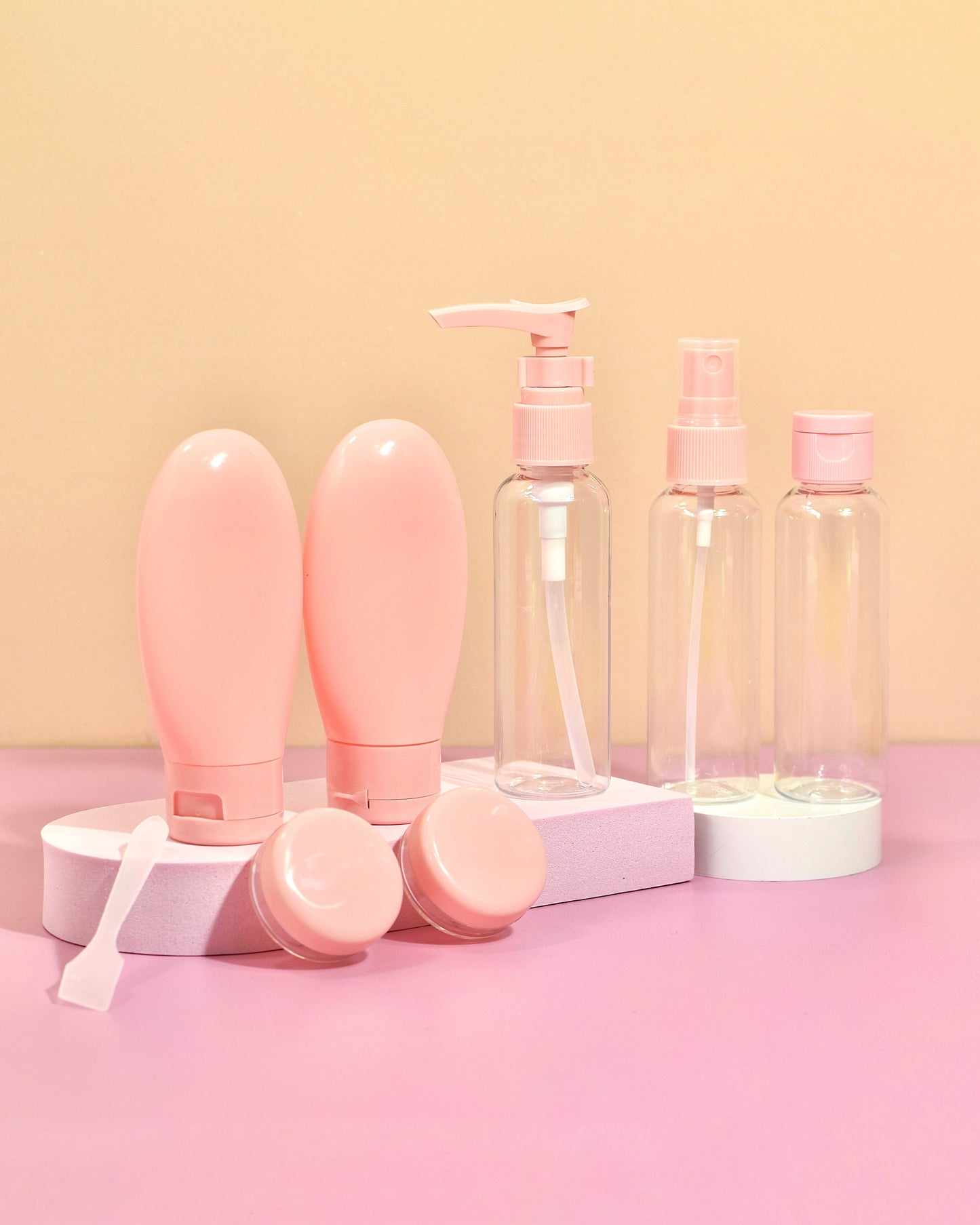 Kit de Viaje para Skincare y Maquillaje (x7 piezas)