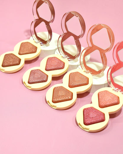 Rubor Iluminador Efecto Glow + Dúo brillante (Blush Romantic Glow Duo)