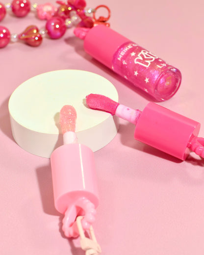 Labios Glossy + Efecto volumen en segundos (Brillo Kiss Glow con Llavero)