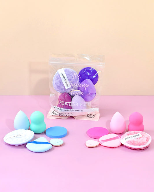Set Glam de esponjas por 6 unidades