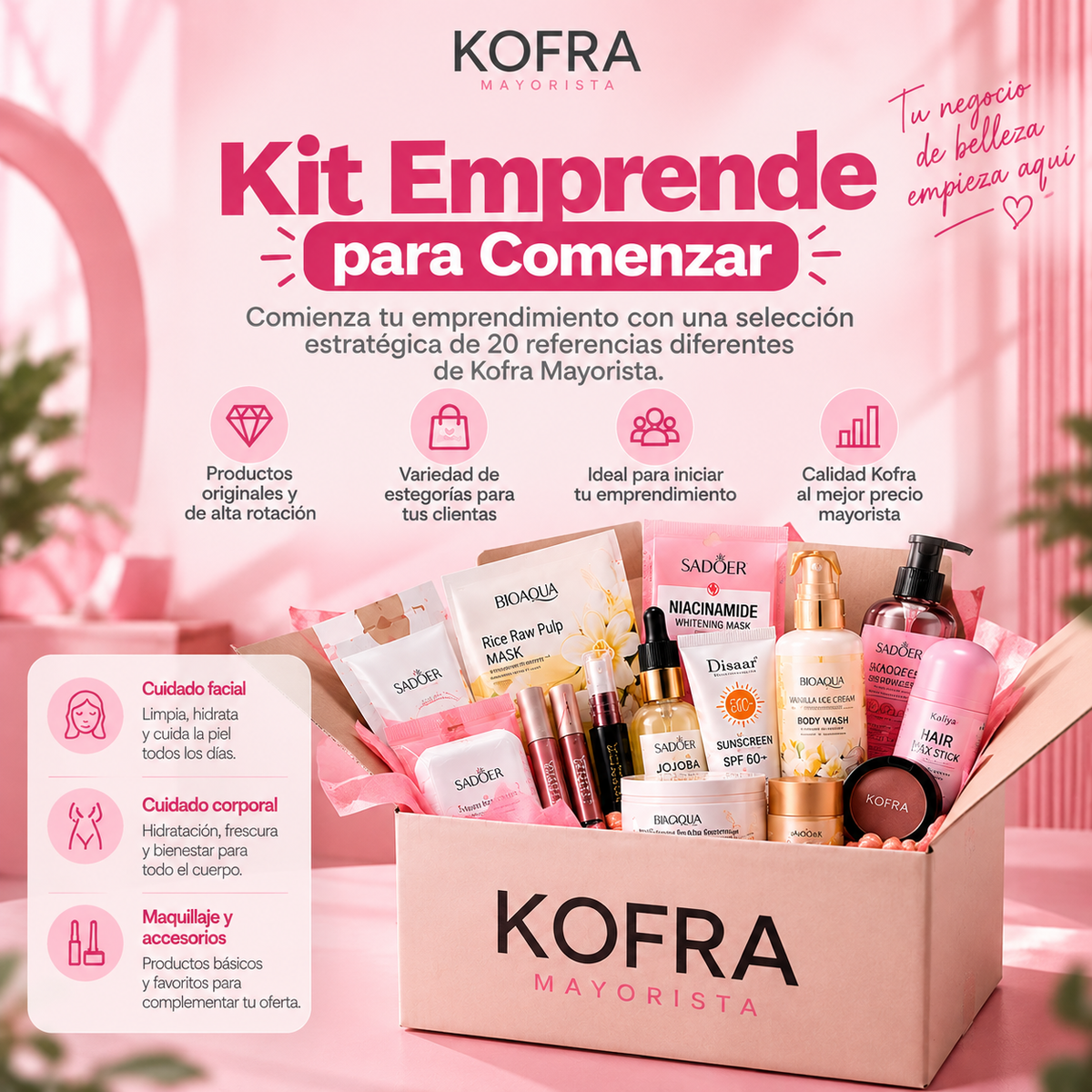 Kit Emprende: Productos para comenzar