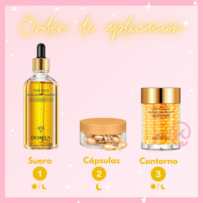 Combo 24k Poros Abiertos limpieza y luminosidad