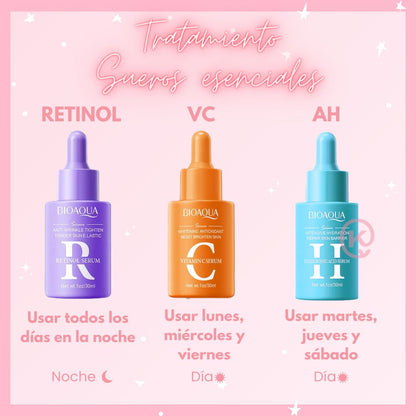 Kit Esencial de Sueros Faciales Bioaqua