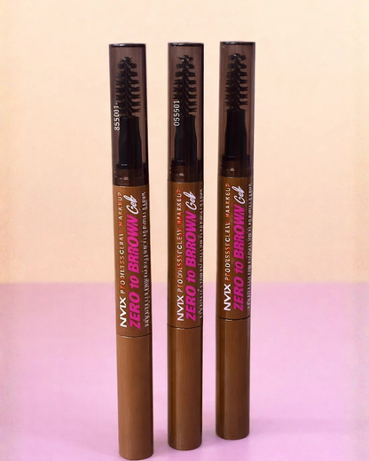Lápiz de Henna para Cejas NYX | Zero to Brow Gel Waterproof