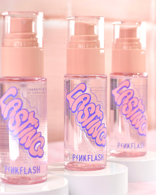 PF-F10 Double Fixing Setting Spray Pink Flash
